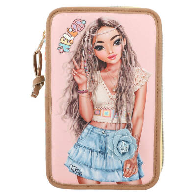 Top Model 3-Tier Full Pencil Case Hippie 412378 - 1