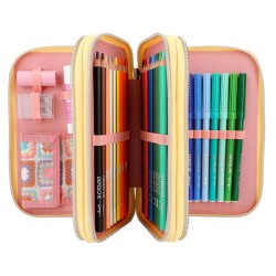 Top Model 3-Tier Full Pencil Case Hippie 412378 - 2