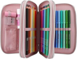 Top Model 3-Tier Full Pencil Case With Cat Design 411754 - 3