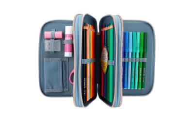 Top Model 3-Tier Full Pencil Case With Dog Design 412561 - 3