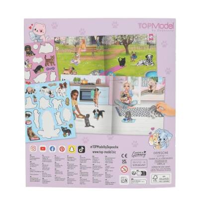 Top Model Cats And Dogs Sticker Book 0413571 - 4