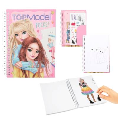 Top Model Cep Boy Boyama Kitabı - 1