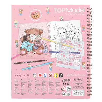 Top Model Coloring Book Team Teddy, N/A 0413210 - 4