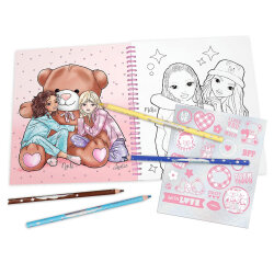Top Model Coloring Book Team Teddy, N/A 0413210 - 2