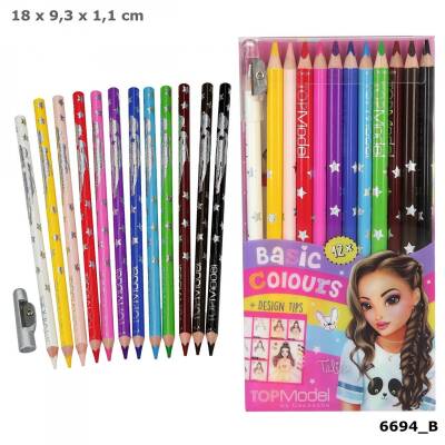Top Model Coloured Pencil 12 Colours 46694 - 2