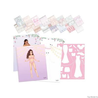 Top Model Create Your Wedding Special Colouring Book 0412393 - 4