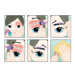 Top Model Eyebrow Set, Brown 2155703001 - 2