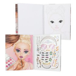 Top Model Makeup Coloring Book With Stickers 413144 - 3