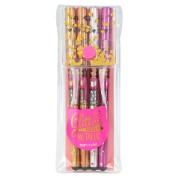 Top Model Metallic Gel Pen Set - Top Model