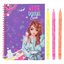 Top Model Neon Doodle Book With Neon Pen Set 411932 - Top Model