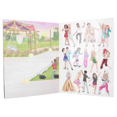 Top Model Sticker Design Notebook 412702 - 2