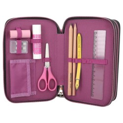 Top Model Triple Pencil Case Rebel Kitty 413017 - 5