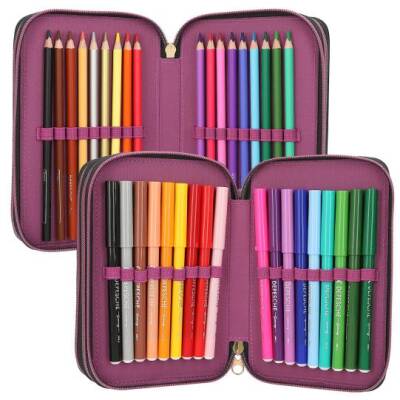Top Model Triple Pencil Case Rebel Kitty 413017 - 3