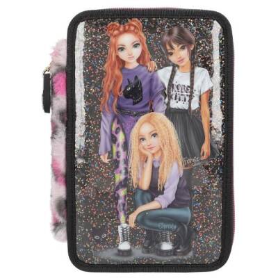 Top Model Triple Pencil Case Rebel Kitty 413017 - 2