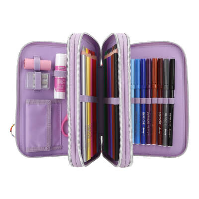 Topmodel 3-Layer Pencil Case With Telephone Figure And Filling 412842 - 5