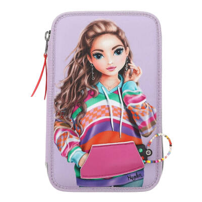 Topmodel 3-Layer Pencil Case With Telephone Figure And Filling 412842 - 6