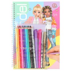 Topmodel Coloring Book With Pencil Set 0412943 - 2