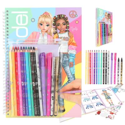 Topmodel Coloring Book With Pencil Set 0412943 - 1