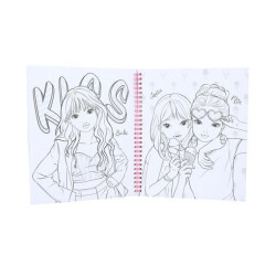 Topmodel Heart Sequin Cover Coloring Book 412977 - 4