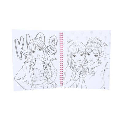 Topmodel Heart Sequin Cover Coloring Book 412977 - 4