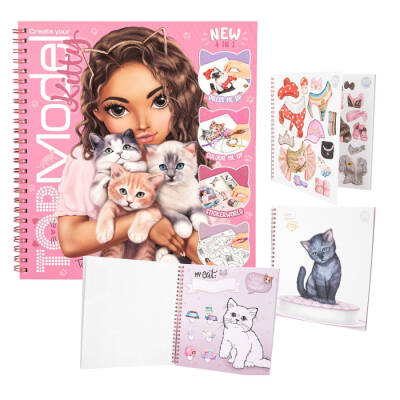 Topmodel Kitty Coloring Book, N/A 0413038 - 1