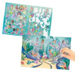 Topmodel Metallic Mermaid Sticker Book 0413395 - 2