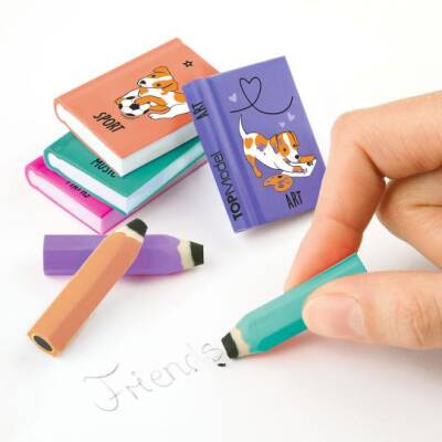 Topmodel Mini School Books, Pencils, And Eraser Set 412443 - 2
