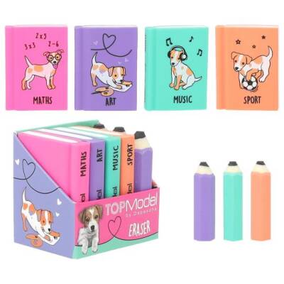 Topmodel Mini School Books, Pencils, And Eraser Set 412443 - 1