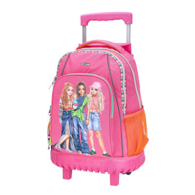 Topmodel Pink Wheeled School Bag 412914 - 2