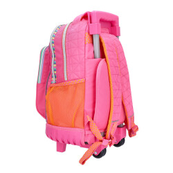 Topmodel Pink Wheeled School Bag 412914 - 5