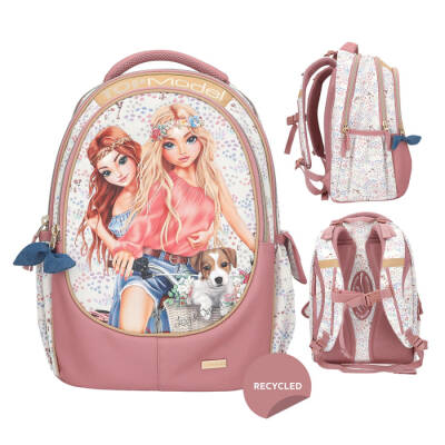 Topmodel Reflective Velo Fleur School Backpack 412923 - 1