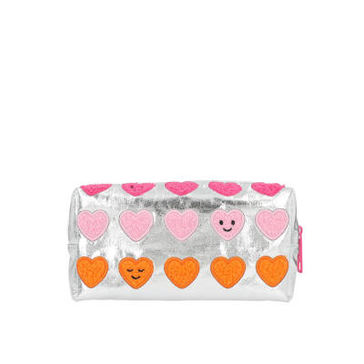 Topmodel Silver Makeup Bag Heart and Girl 412937 - 2