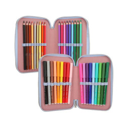 Topmodel Team Teddy 3-Tier Blue Filled Pencil Case 413010 - 4