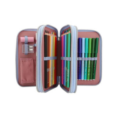 Topmodel Team Teddy 3-Tier Blue Filled Pencil Case 413010 - 5