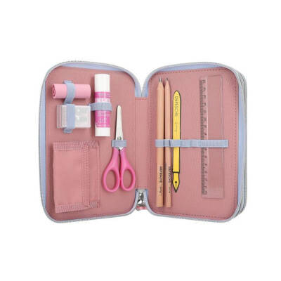 Topmodel Team Teddy 3-Tier Blue Filled Pencil Case 413010 - 6