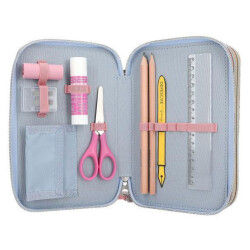 Topmodel Team Teddy 3-Tier Rose Pink Filled Pencil Case 413009 - 4