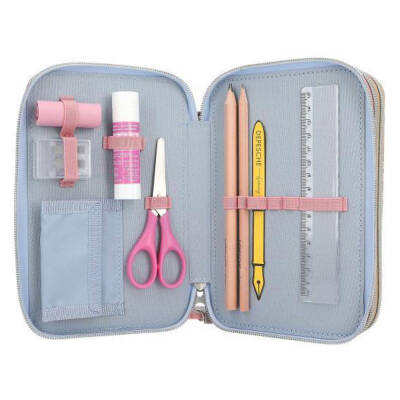 Topmodel Team Teddy 3-Tier Rose Pink Filled Pencil Case 413009 - 4