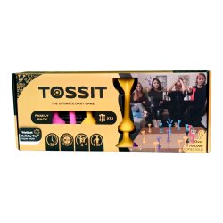 Tossit Silicone Darts - Family Set - Pink/Purple/Blue/Yellow TS00PPBY - 2