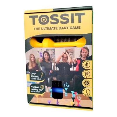 Tossit Silicone Darts - Starter Set - Blue/Yellow TS0000BY - 1
