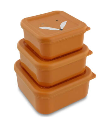 Trixie 05-201 Lunch Box Set Of 3 - Mr. Fox - 2