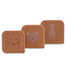 Trixie 05-201 Lunch Box Set Of 3 - Mrs. Cat - 1