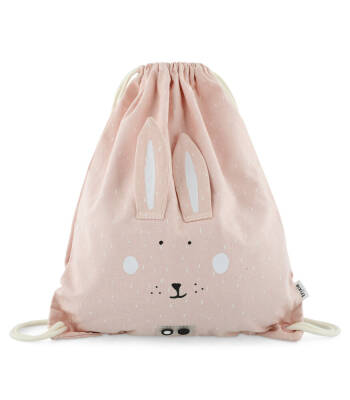Trixie 19-217 Drawstring Sports Backpack - Mrs. Rabbit - 1