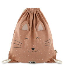 Trixie 19-222 Drawstring Sports Backpack - Mrs. Cat - 1