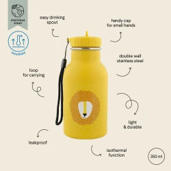 Trixie 56-213 | Stainless Steel Thermos Bottle 350Ml - Mr. Lion - 2