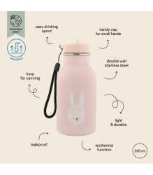 Trixie 56-217 | Stainless Steel Thermos Bottle 350Ml - Mrs. Rabbitze - 3