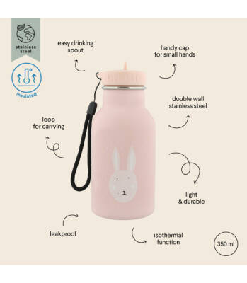 Trixie 56-217 | Stainless Steel Thermos Bottle 350Ml - Mrs. Rabbitze - 3