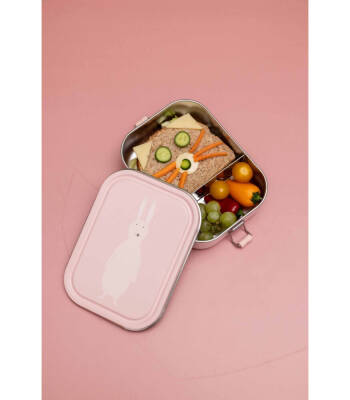 Trixie 60-217 Clip-On Metal Lunch Box, Large - Mrs. Rabbit - 2