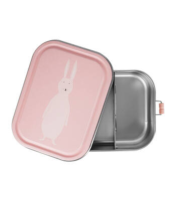 Trixie 60-217 Clip-On Metal Lunch Box, Large - Mrs. Rabbit - 1