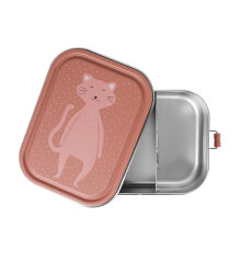 Trixie 60-222 Clip-On Metal Lunch Box, Large - Mrs. Cat - Trixie
