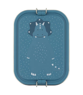 Trixie Clip-On Metal Lunch Box, Large - Mr. Triceratops 60-228 - 1